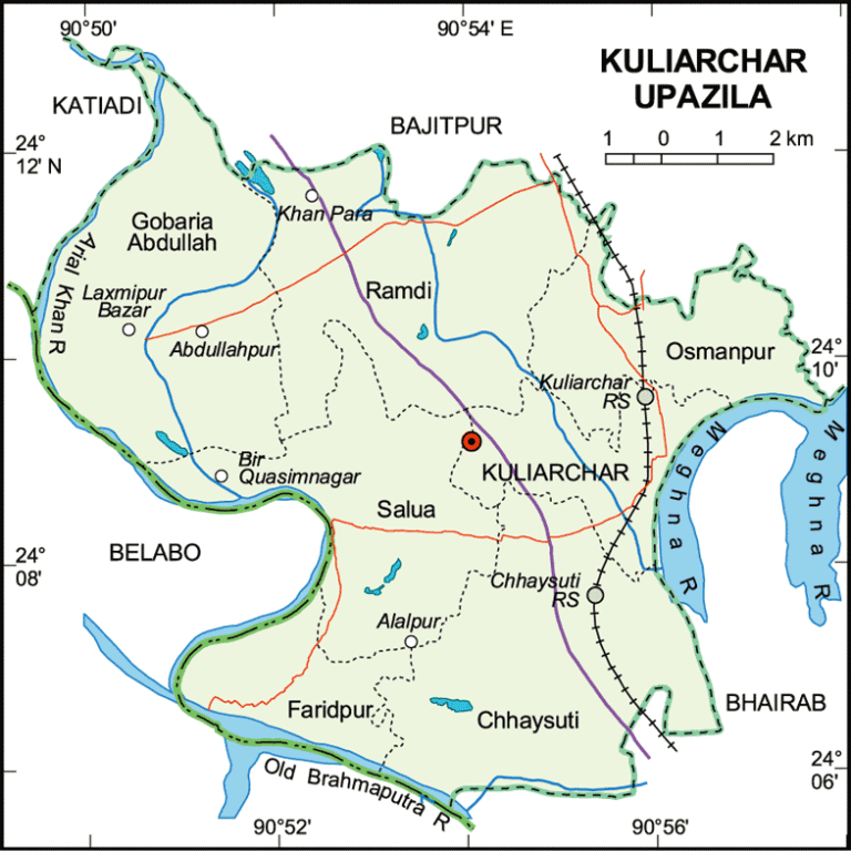কুলিয়ারচর উপজেলার ইউনিয়ন সমূহ