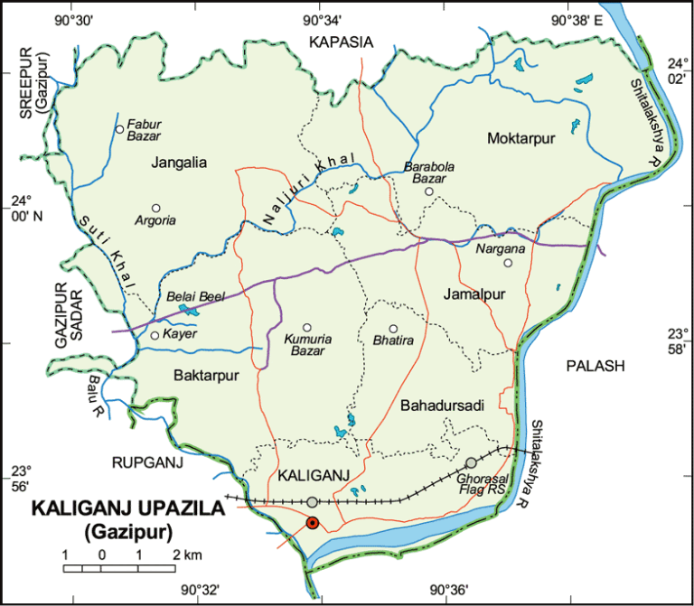 গাজীপুর কালীগঞ্জ উপজেলার ইউনিয়ন সমূহ
