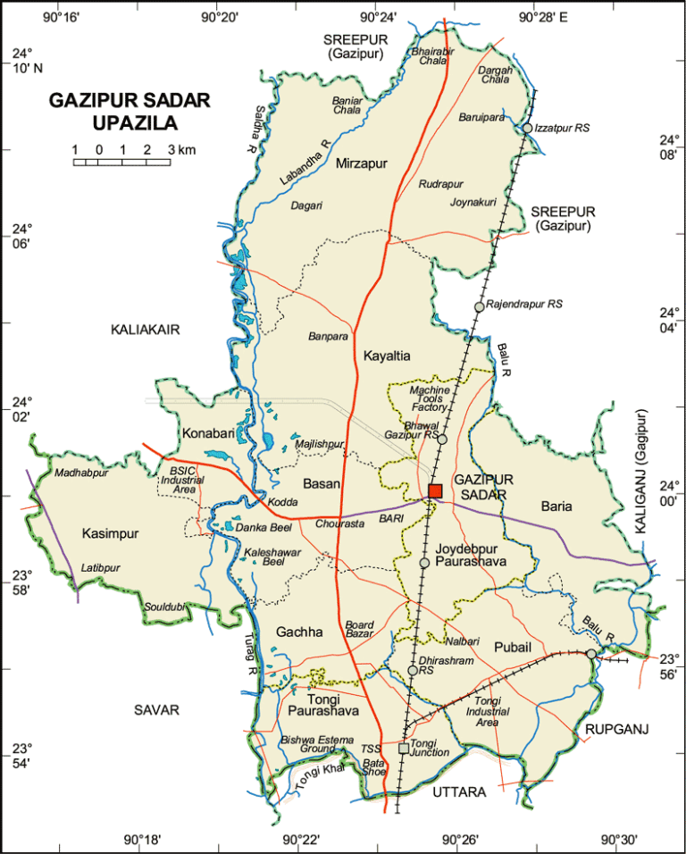 গাজীপুর সদর উপজেলার ইউনিয়ন সমূহ