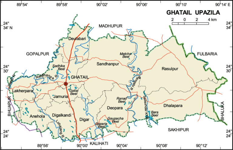 ঘাটাইল উপজেলার ইউনিয়ন সমূহ