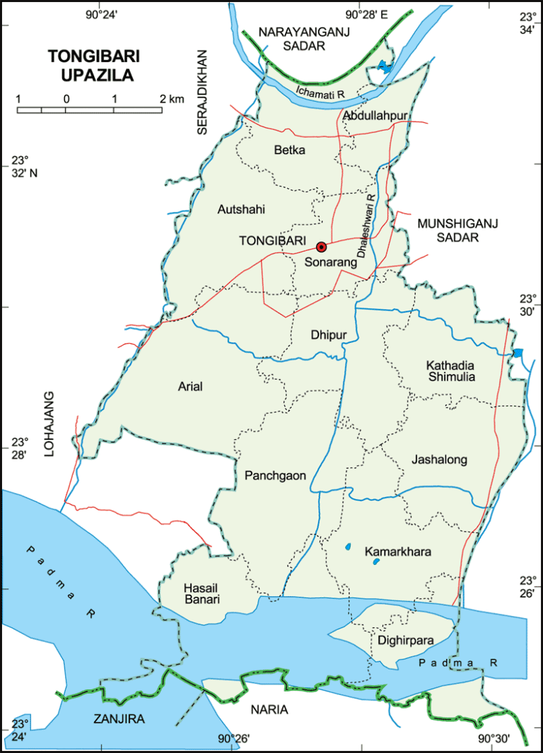 টঙ্গীবাড়ী উপজেলার ইউনিয়ন সমূহ
