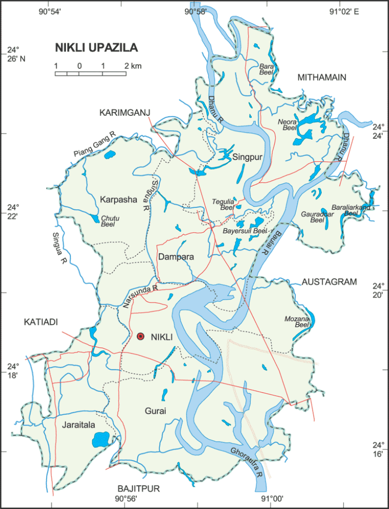 নিকলী উপজেলার ইউনিয়ন সমূহ