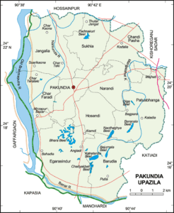 পাকুন্দিয়া উপজেলার ইউনিয়ন সমূহ
