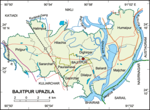 বাজিতপুর উপজেলার ইউনিয়ন সমূহ