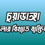 চুয়াডাঙ্গা জেলার ২৫ জন বিখ্যাত ব্যক্তি