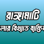 রাঙ্গামাটি জেলার ১৮ জন বিখ্যাত ব্যক্তি