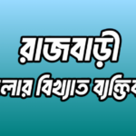 রাজবাড়ী জেলার ১৯ জন বিখ্যাত ব্যক্তি