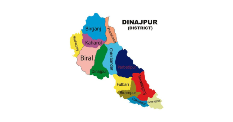 দিনাজপুর জেলার উপজেলা সমূহ
