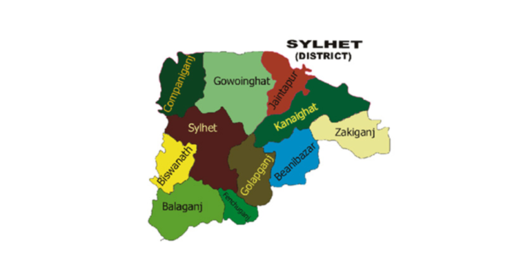 সিলেট জেলার উপজেলা সমূহ
